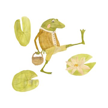 Thats Mine Wall Stickers Maxi the frog