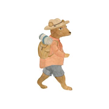 Thats Mine Wall Stickers Wander bear