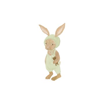Thats Mine Wall Stickers Baby rabbit green