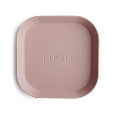 Mushie service firkantet tallerken - Blush