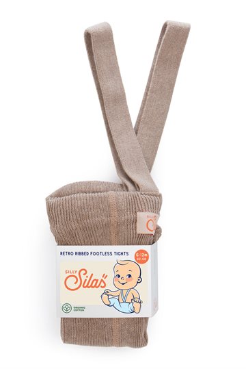 Silly Silas strømpebuks - footless tights - Peanut Blend