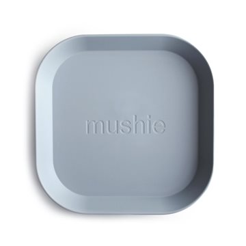 Mushie service firkantet tallerken - Cloud