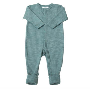 Joha - Jumpsuit 2-i-1 (uld) - Isblå 