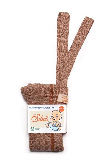 Silly Silas strømpebuks - footless tights - Salted Caramel