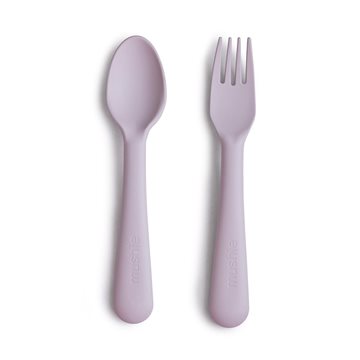 Mushie gaffel & Kniv - Soft Lilac