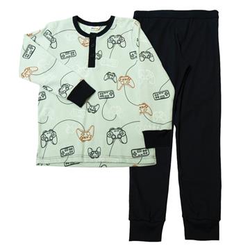 Joha - Pyjamas sæt bluse/buks (bomuld) //Gaming