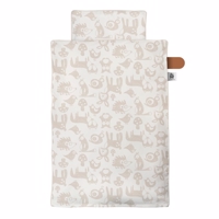 Sebra Sengetøj baby Forest straw beige