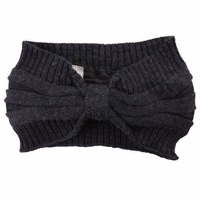 Nordic Label Knit Headband - Dark Grey Melange