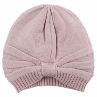 Nordic Label Knit Wool hat -Shadow Rose