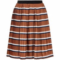 The New - Rachel Pleat Skirt // Mocha Bisque