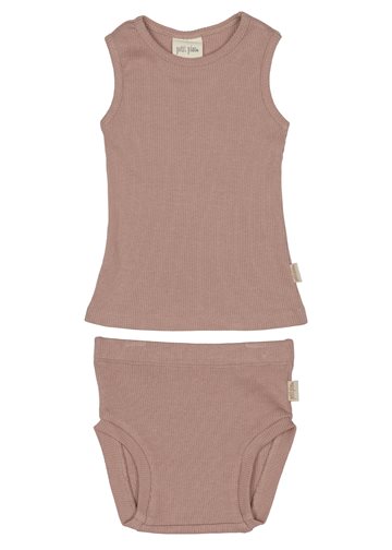Petit Piao - Underwear Set Modal Baby // Dauville Mauve